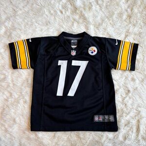 Vintage Nike NFL Mike Wallace Pittsburgh Steelers #17 Jersey Boys Large